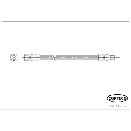 Corteco Brake Hose, 19034923 19034923